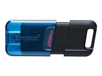 Kingston DataTraveler 80 M 256GB USB-C 3.2 Gen 1 Sort Blå
