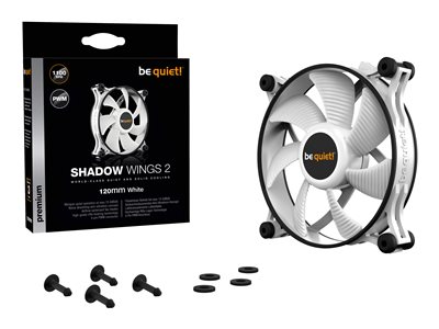 BE QUIET Shadow Wings 2 WHITE 120mm PWM - BL089