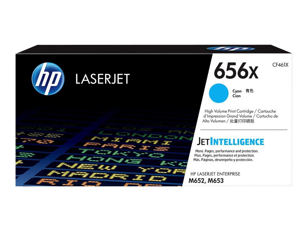 HP 656X LJ Toner Cartouche Cyan HY