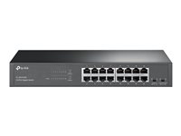 TP-Link TL-SG1016D 16-Port Gigabit Switch - switch - 16 ports - unmanaged