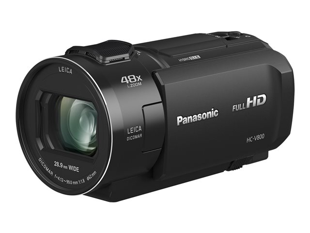 Image of Panasonic HC-V800 - camcorder - Leica - storage: flash card
