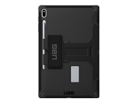 UAG Case for Samsung Galaxy Tab S7 FE 5G 12.4-inch (SM-T736B) - Scout Black - Back cover for tablet - medical-grade - black - for Samsung Galaxy Tab S7 FE, Tab S7+