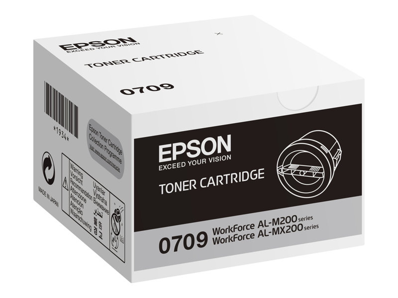Epson 0709 - noir - original - cartouche de toner