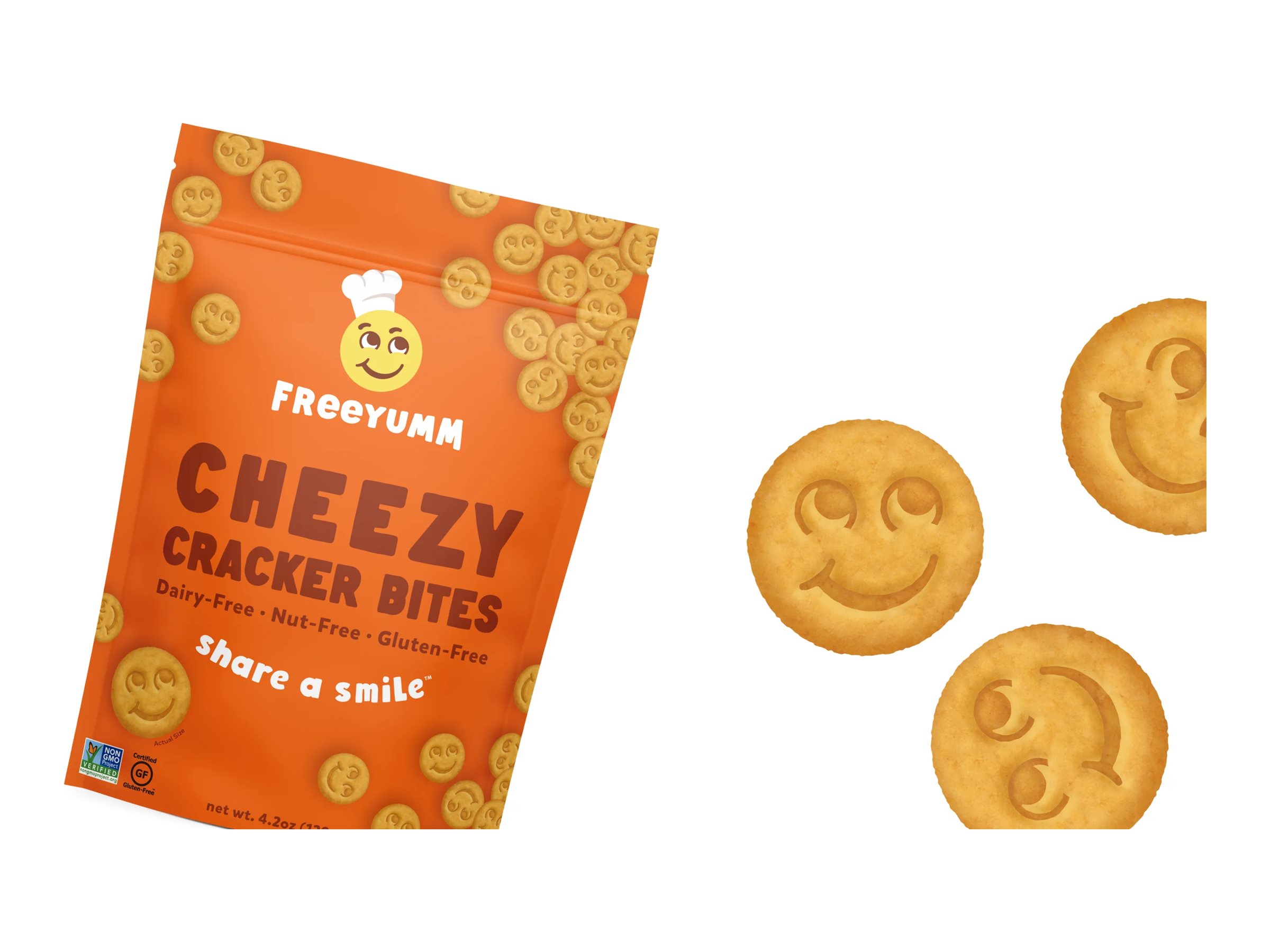 Freeyumm Cheezy Cracker Bites Snacks - 120g