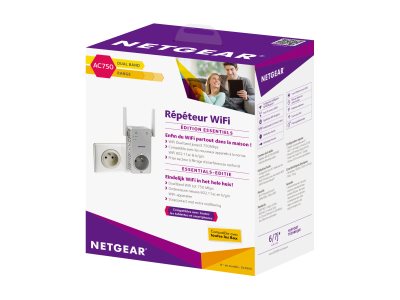 NETGEAR AC750 WiFi Range Extender EX3800 - extension de porte Wifi - Wi-Fi 5