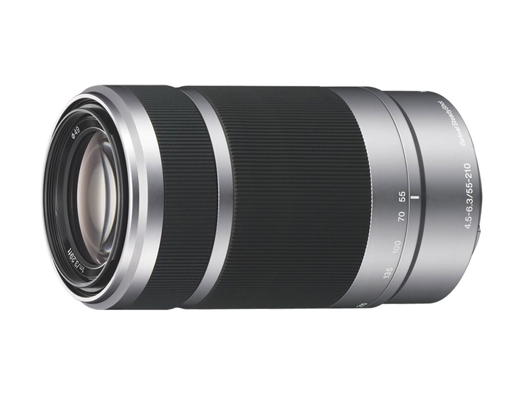 Sony NEX Lens 55-210mm f/4.5 - 6.3 - Silver