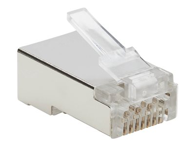 Eaton Tripp Lite Series Cat6 RJ45 Pass-Through FTP Modular Plug, 100 Pack