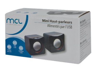 MCL Mini Haut-parleurs 2 x 2W RMS