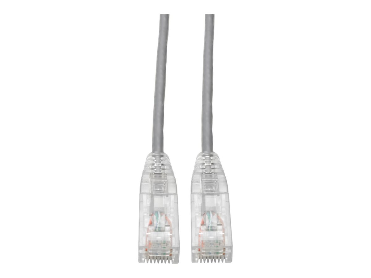 Eaton Tripp Lite Series Cat6 Gigabit Snagless Slim UTP Ethernet Cable (RJ45 M/M), PoE, Gray, 5 ft. (1.52 m)