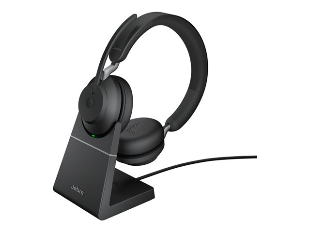 Jabra Evolve2 65 Uc Stereo Headset With Charging Stand
