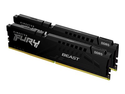 0740617342765 - FURY Beast DDR5-6400 - 32GB - CL32 - Dual Channel (2 Stück) - AMD EXPO & Intel XMP - Schwarz