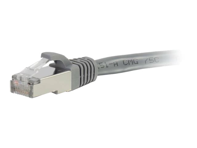 C2G Cat6a Booted Shielded (STP) Network Patch Cable - patch kabel - 5 m - šedá – foto 5