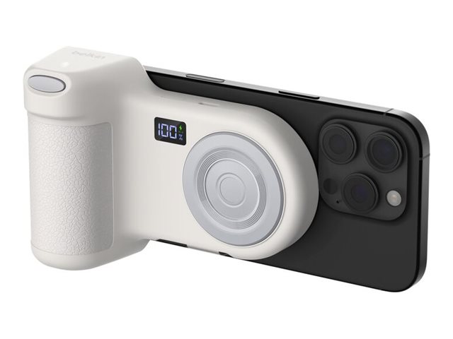Belkin Stage PowerGrip, stand / hand grip for mobile phone, magnetic charging, with power bank