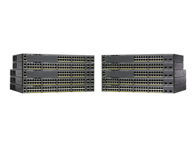 Cisco Catalyst 2960XR-24PD-I - Switch - L3 - managed - 24 x 10/100/1000 (PoE+) + 2 x SFP+ - desktop, rack-mountable - PoE+ (370 W)