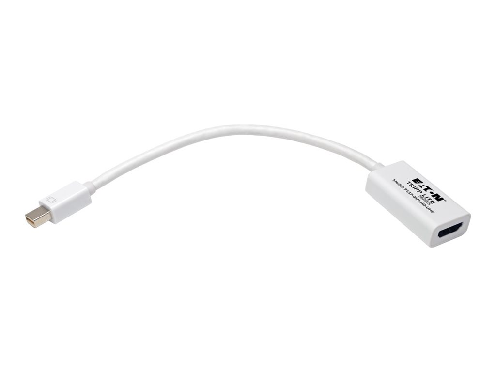 Tripp Lite 6in Mini DisplayPort to HDMI Active Adapter Converter mDP to HDMI 4K x 2K @ 24/30Hz M/F 6"
