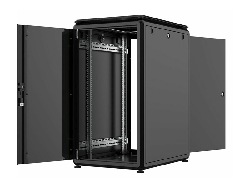 Lanview by Logon RDL20U68BL Netzwerkschrank 20U 600 x 800 mm Schwarz