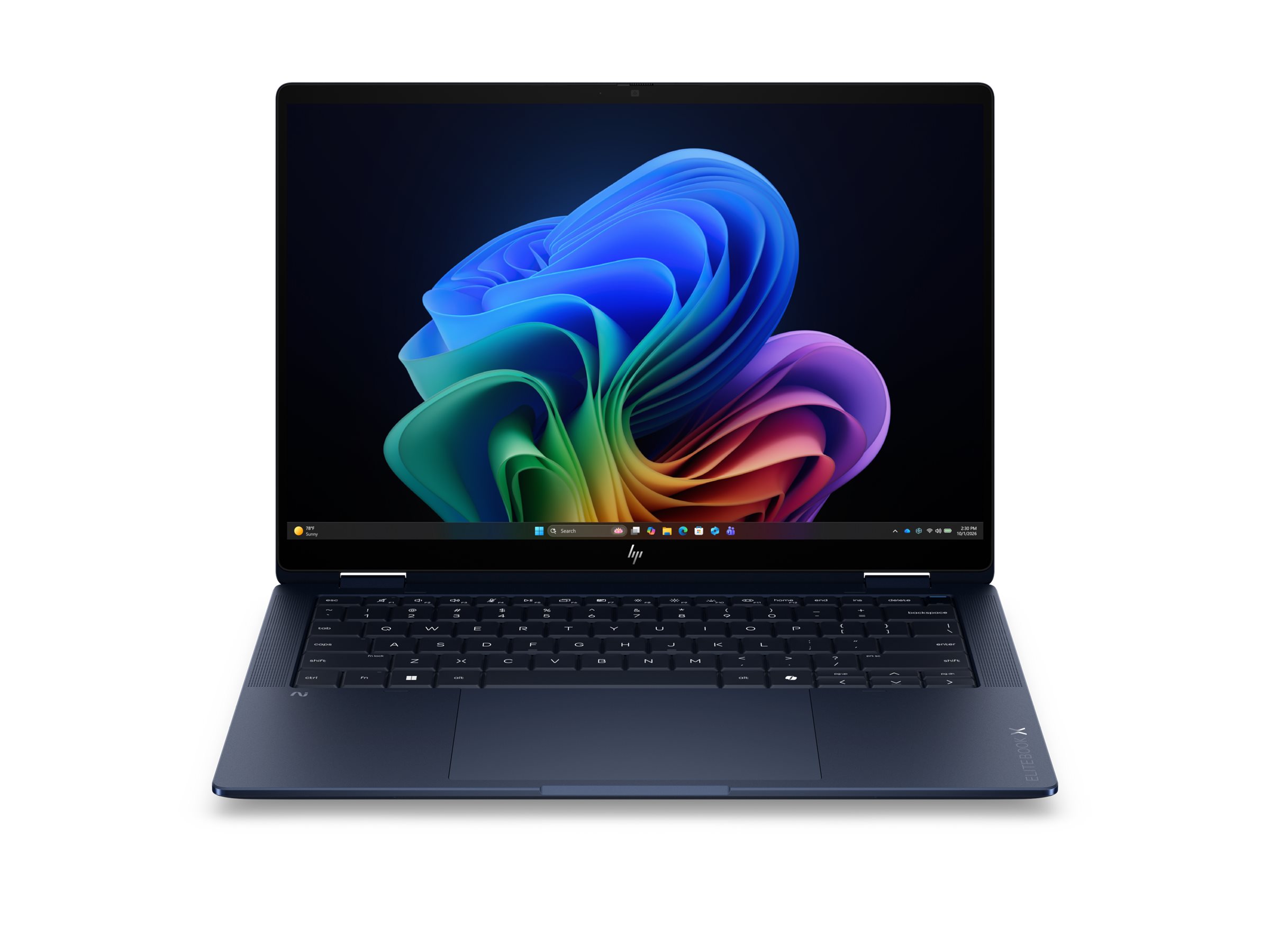 HP EliteBook X Flip G2i Notebook Next Gen Ai Copilot+ PC 14 Intel Core Ultra 5 325 24 GB Product shot Right-angle 80000
