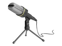 Tracer Screamer Mikrofon Kabling Sort Sølv