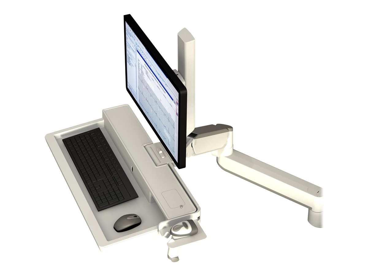 Ergotron CareFit Combo System montážní sada - modulární - pro LCD displej / klávesnice / myš - bílá – foto 4