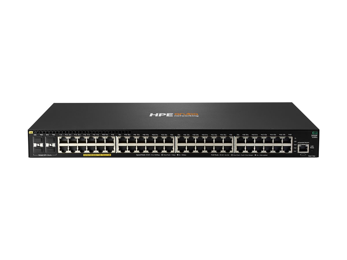 HPE Aruba 2930F 48G PoE+ 4SFP+