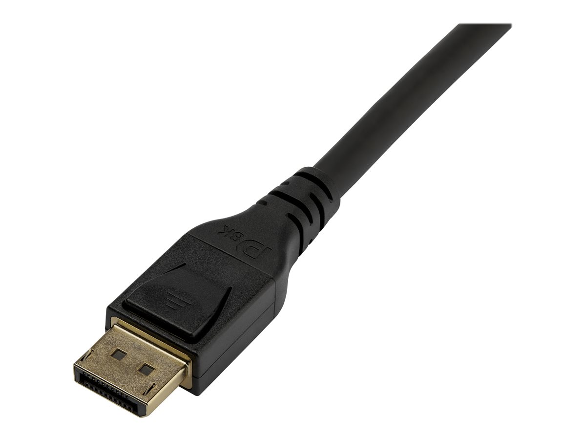 StarTech.com 16ft/5m VESA Certified DisplayPort 1.4 Cable, 8K 60Hz HBR3 HDR, Super UHD DisplayPort to DisplayPort Monitor Cord, Ultra HD 4K 120Hz DP 1.4 Video Cable M/M DP Connectors - DP 1.4 Latching Cable - kabel DisplayPort - DisplayPort do DisplayPort - 5 m – foto 2