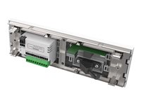 VISION Techconnect Modulare AV-Frontplatte - 30 JAHRE GARANTIE - Belgischer Rahmen 65 mm - Rahmen für vier Module - passt auf standardmäßigen Le Grand-Kabelkanal 65 mm - 210 x 68 x 20 mm - Kunststoff - Weiß