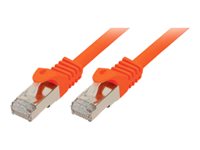 Shiverpeaks BASIC-S CAT 7 SFTP, PiMF Patchkabel Orange