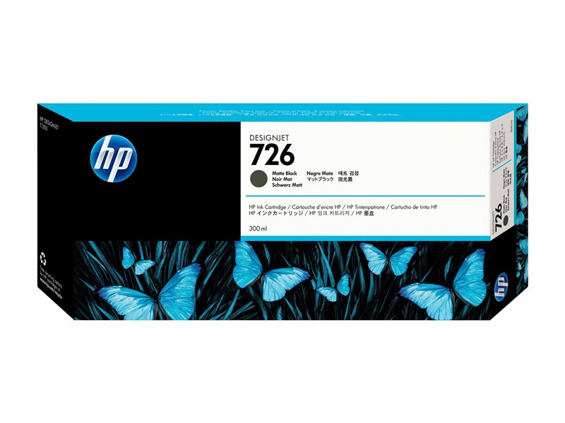 HP 726 300-ML MATTE BLACK INK C