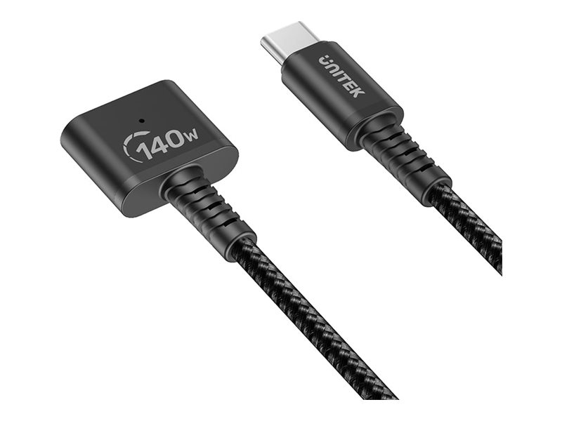 Unitek magnetic charging cable USB-C to MagSafe 3 2 Product shot Multi-angle 78800