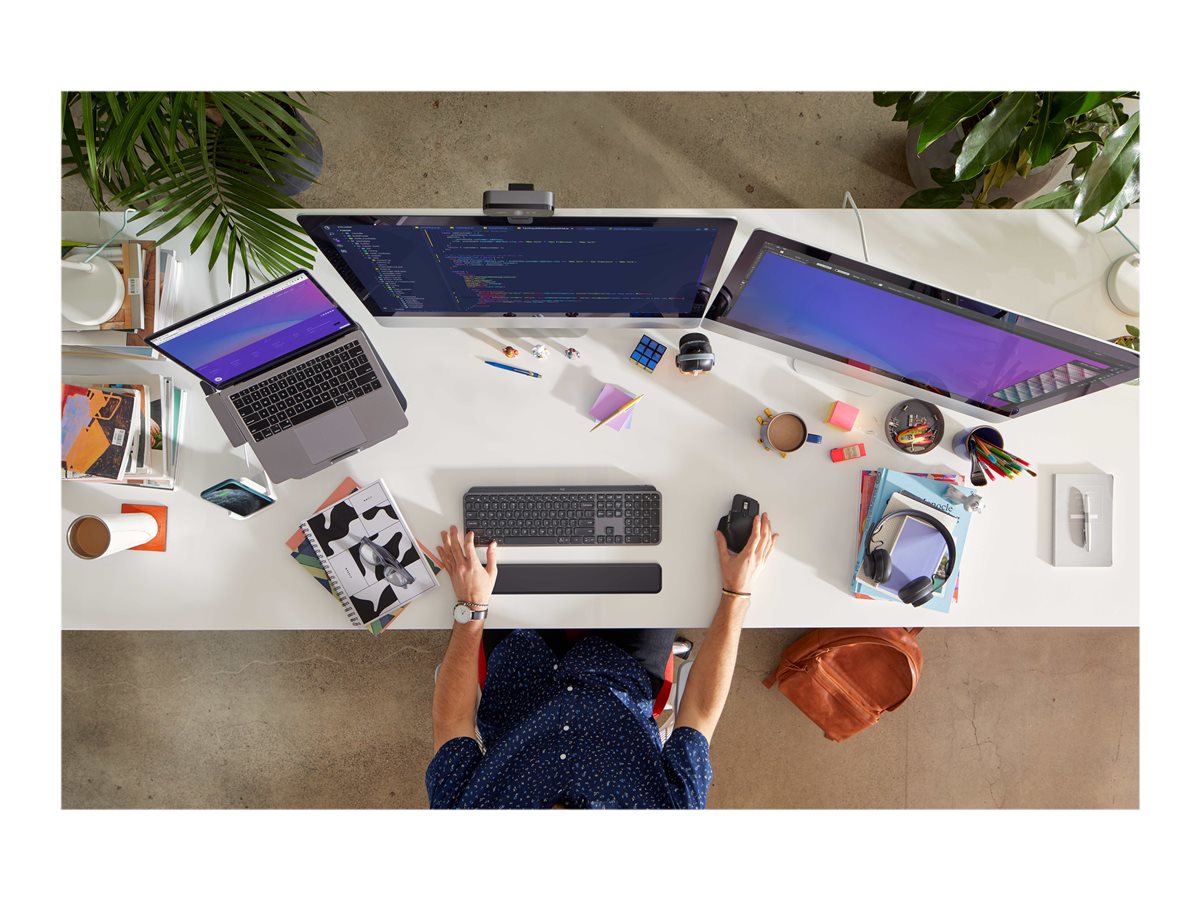 Logitech MX Keys Combo for Business - klávesnice a sada myši - QWERTY - britská - grafit Vstupní zařízení – foto 10