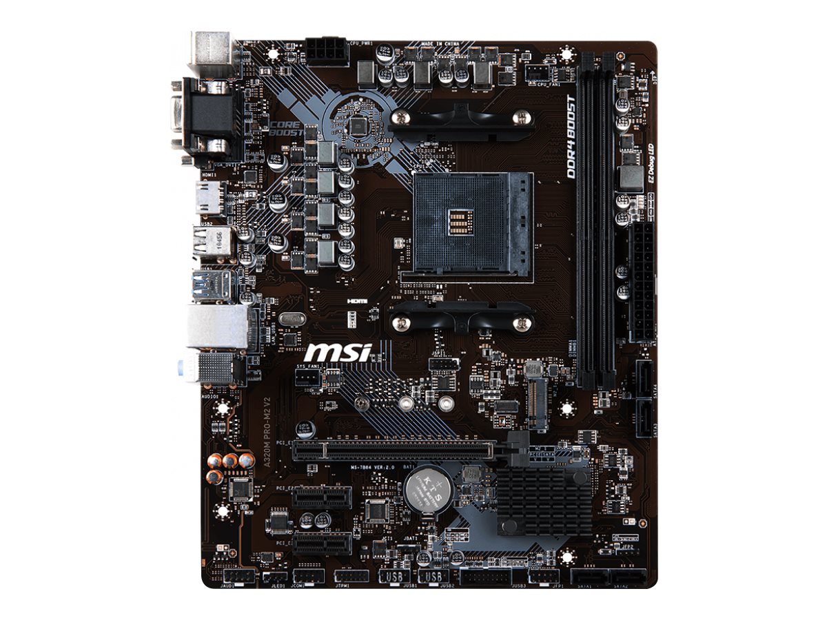 Plaque De Protection I/O Vierge En Métal | Compatible MSI A320M PRO M2 V2 / B450M PRO M2 V2