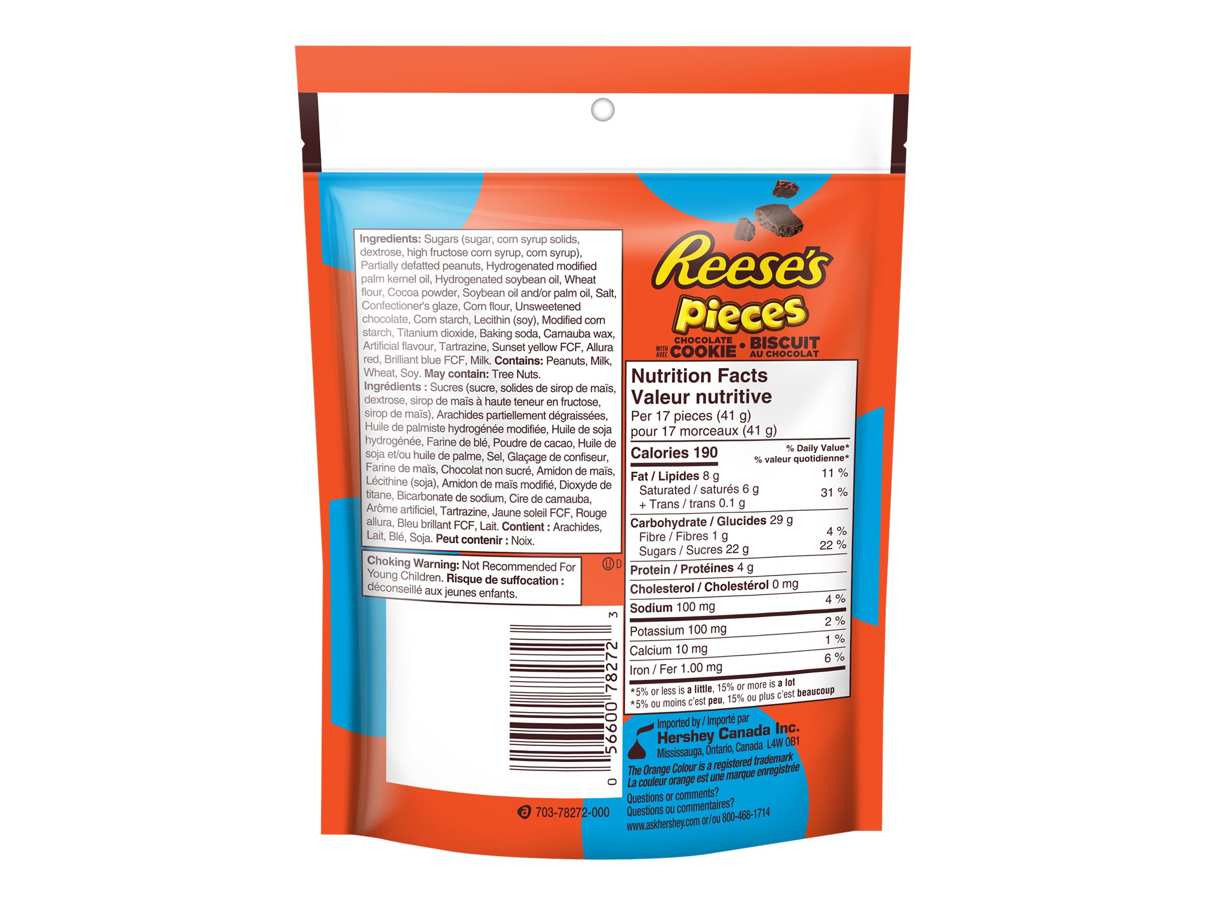 REESE'S PIECES Candies - Chocolate Cookie - 170g