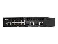 QNAP QSW-M2108R-2C - switch - 10 ports - Managed - rack-mountable