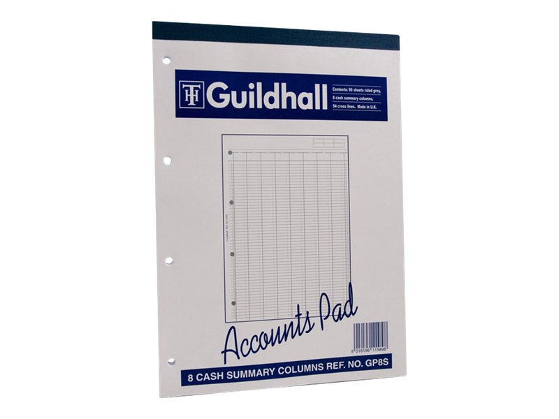 Guildhall Accounts Pad 60 Sheets A4 Guildhall Accounts Pad 60 Sheets A4