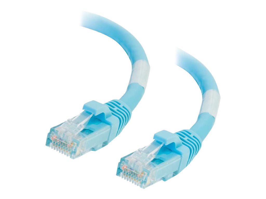 C2G 50ft Cat6a Snagless Unshielded (UTP) Network Patch Ethernet Cable-Aqua