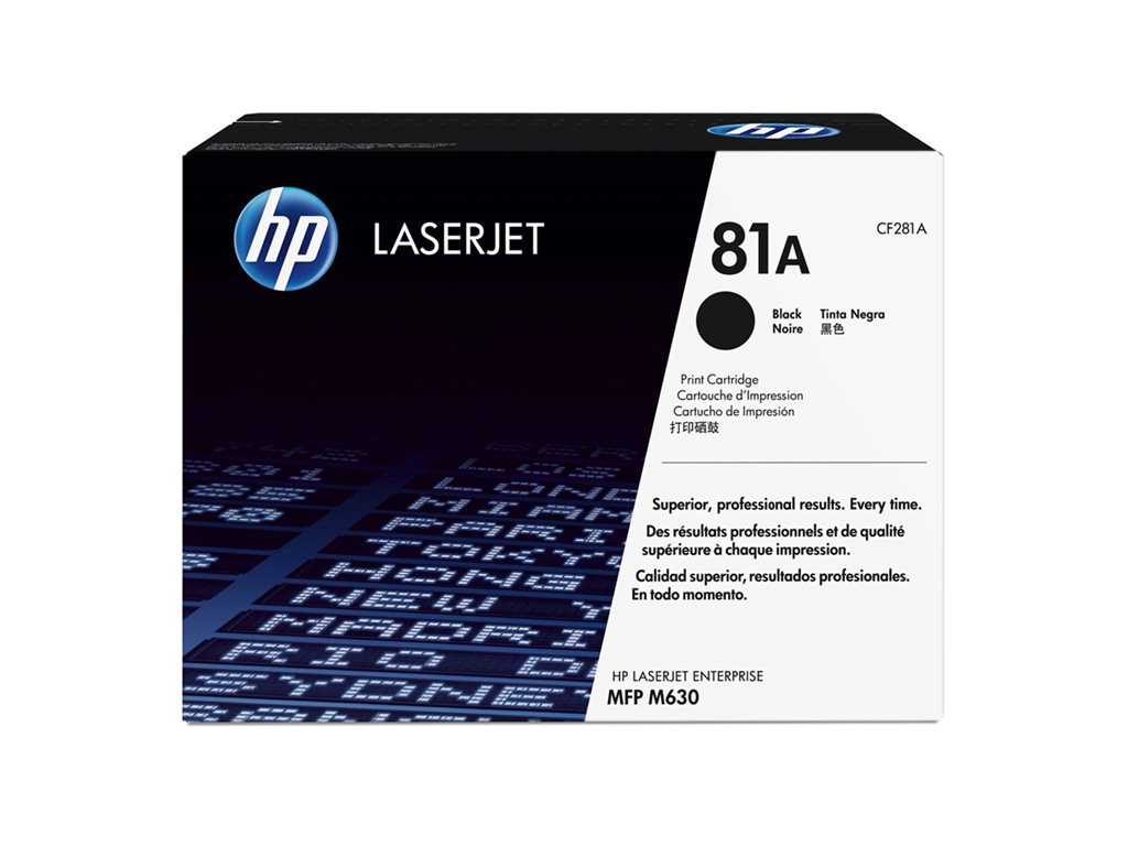 HP 81A Black Toner LJ Enterpr. MFP M630