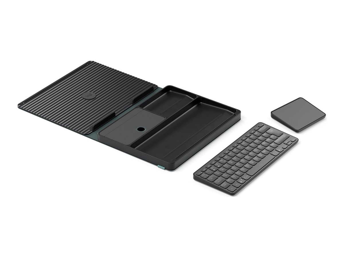 Logitech Casa Pop-Up Desk - sada klávesnice a touchpadu - nordic calm – foto 3