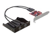 DeLock USB 3.0 Front Panel USB-adapter PCI Express x1 5Gbps