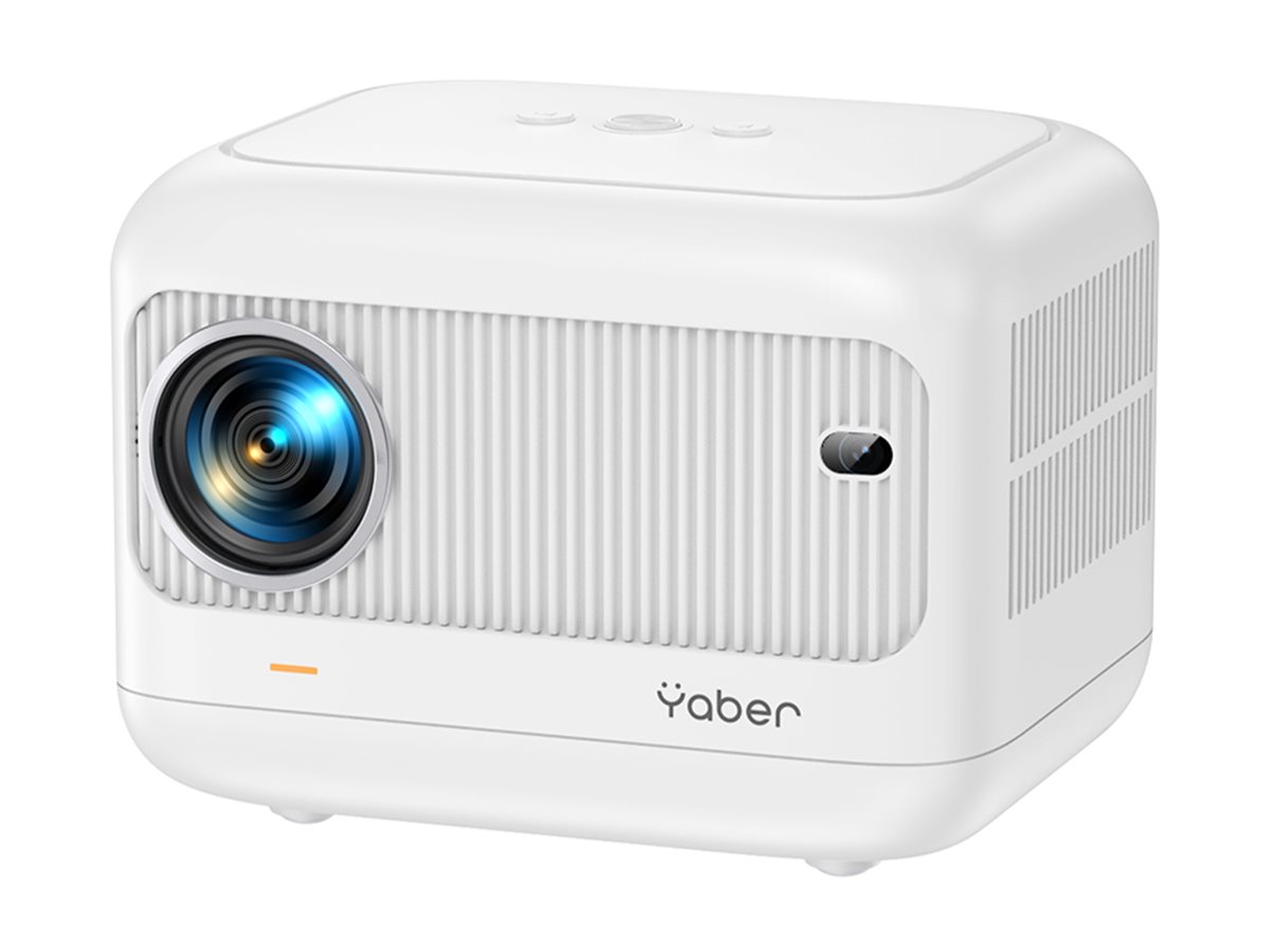 YABER e1 Full HD Portable LCD Projector - White - CCK02204