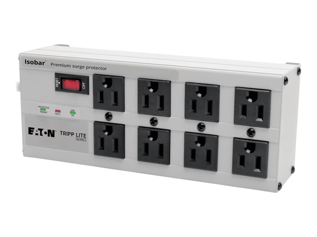 Tripp Lite Isobar Surge Protector Metal 8 Outlet 25' Cord 3840 Joules
