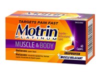 Motrin Platinum Muscle & Body Caplets - 40's