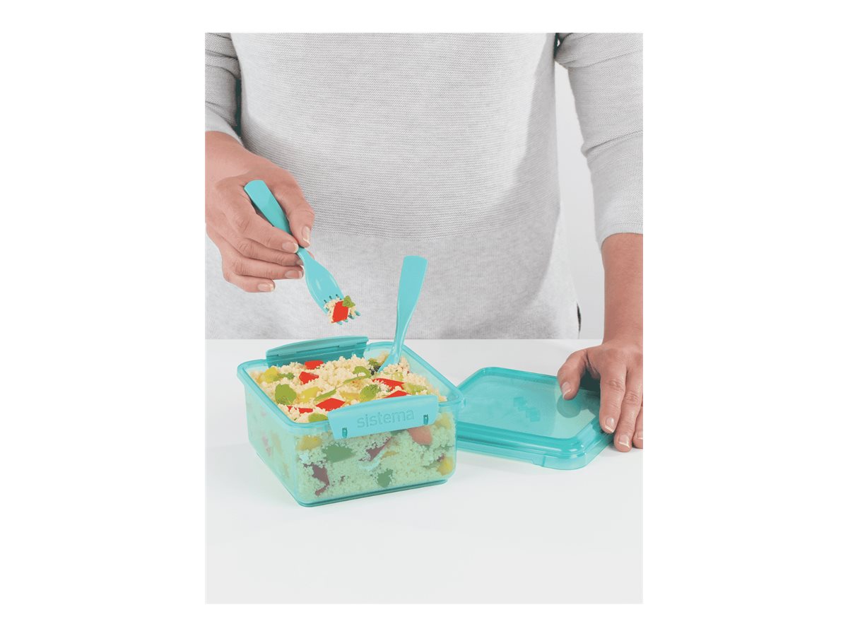 Sistema Lunch Plus Lunch box - Assorted - 1.2L