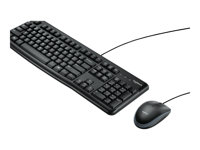 Logitech Desktop MK120 Tastatur og mus-sæt Kabling Fransk