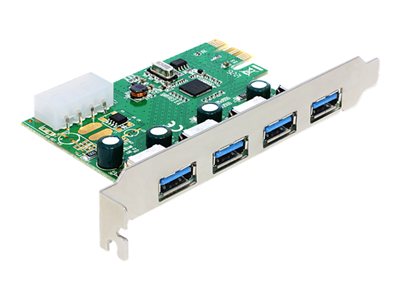 DELOCK PCI Expr Card 4x USB3.0 ext