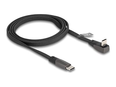 DELOCK USB 2.0 Kabel USB Type-C St > Type-C St gewinkelt 1m