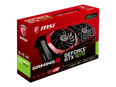 Shop | MSI GTX 1070 GAMING X 8G - graphics card - GF GTX 1070 - 8 GB