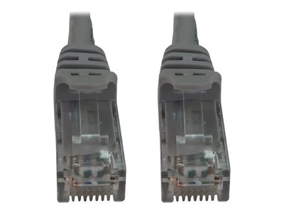 Eaton Tripp Lite Series Cat6a 10G Snagless Molded UTP Ethernet Cable (RJ45 M/M), PoE, Gray, 100 ft. (30.5 m)