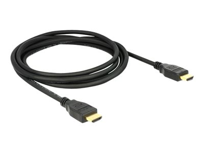 DELOCK HDMI Kabel Ethernet A -> A St/St 2.00m 3D 4K Gold