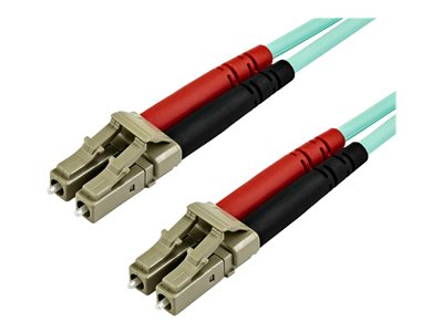 StarTech.com 7m OM3 LC to LC Multimode Duplex Fiber Optic Patch Cable - Aqua - 50/125 - LSZH Fiber Optic Cable - 10Gb (…