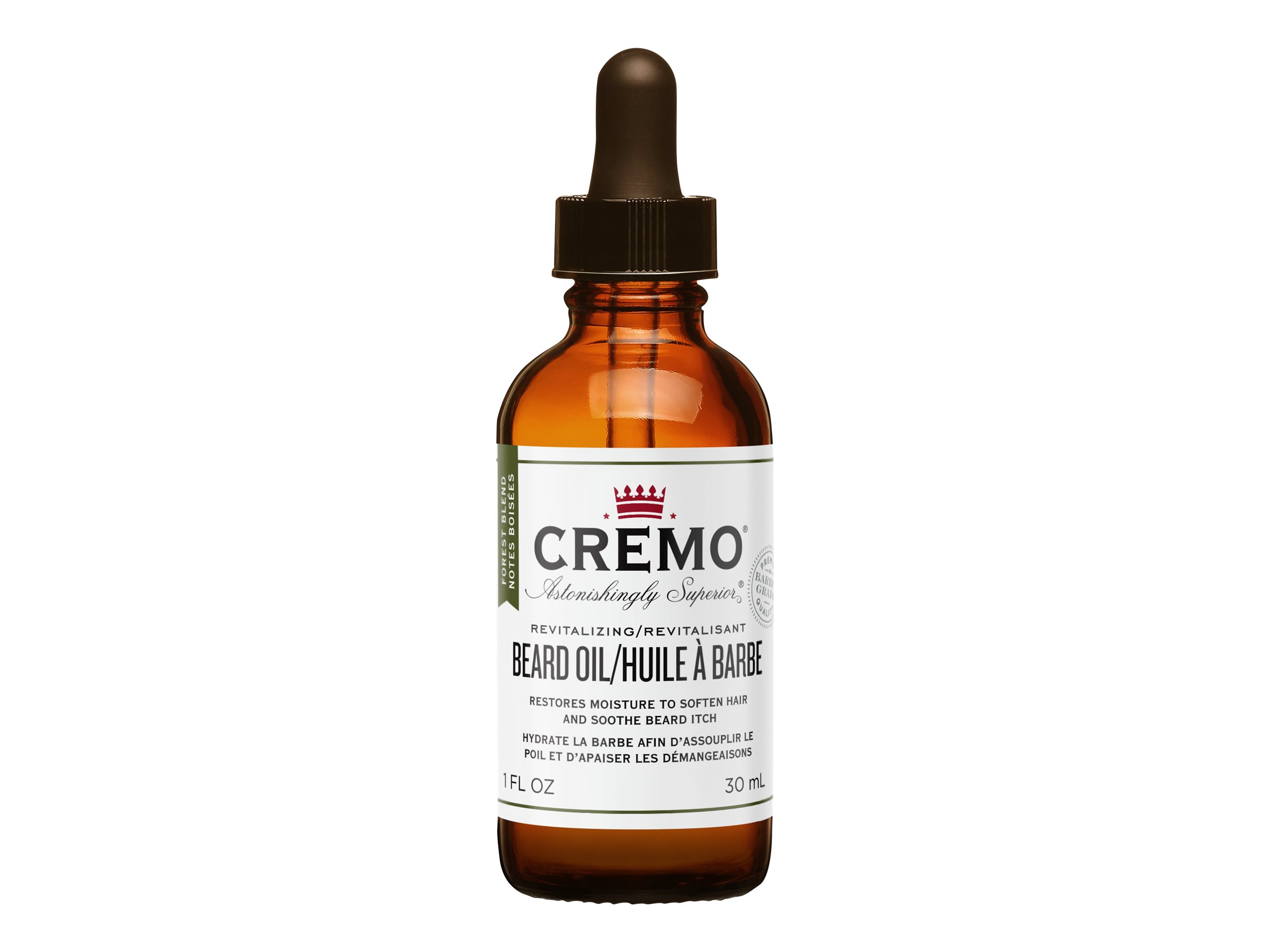 Cremo Astonishingly Superior Revitalizing Beard Oil - Forest Blend - 30ml
